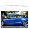 Боковая юбка Tesla Model S с хромированной отделкой